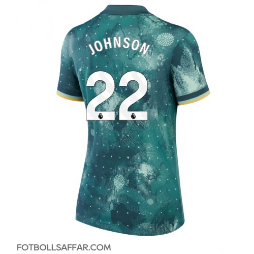 Tottenham Hotspur Brennan Johnson #22 Tredjeställ Dam 2024-25 Kortärmad